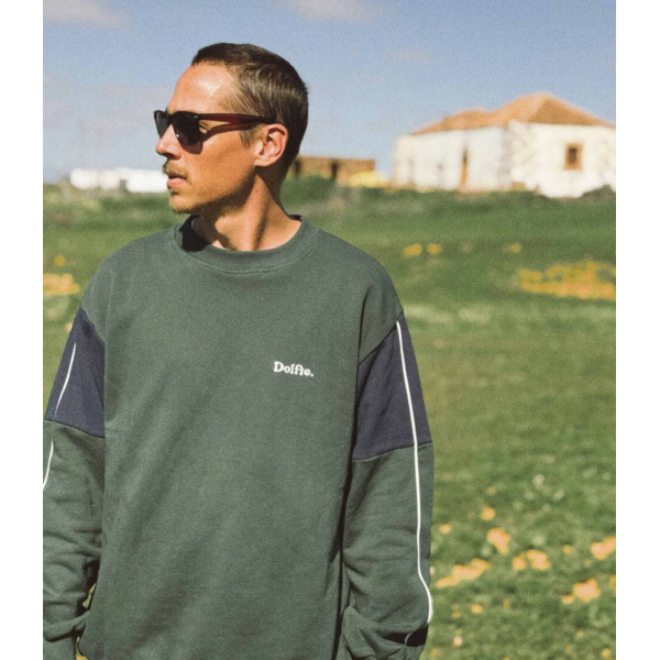 Sweatshirt Rétro Fait Main en Coton Biologique