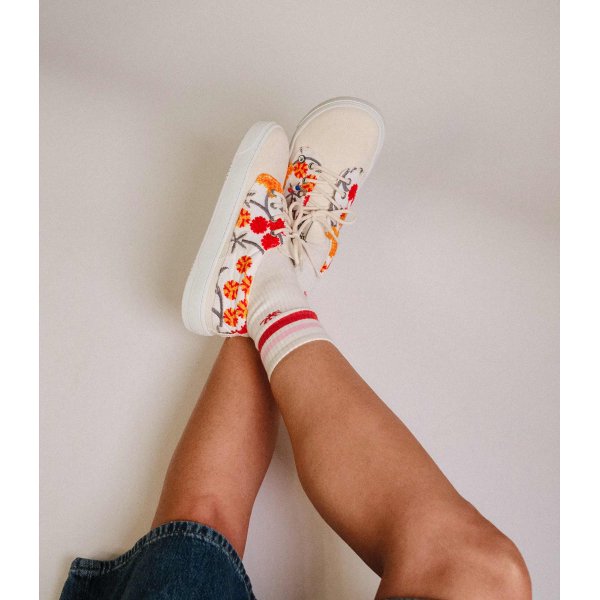 DYLAN NS 7 - SCARLET WHITE - VEGAN